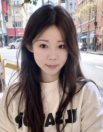 清纯女孩的照片