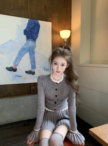 碎花长裙的照片