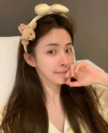 奶糖碎花裙的照片