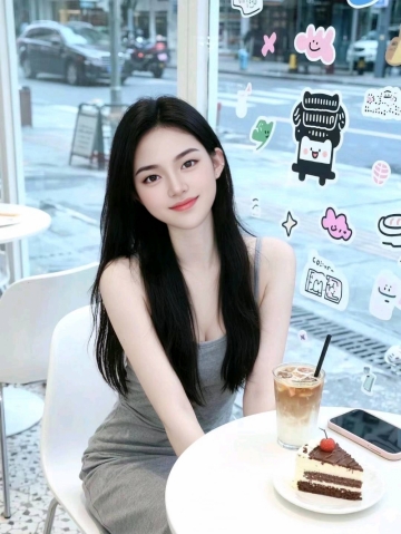 微笑时很美的照片