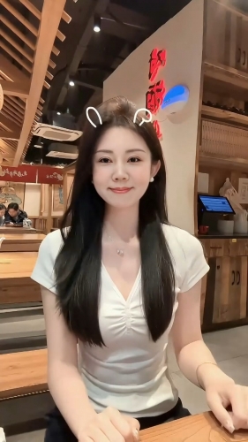 清纯女孩的照片