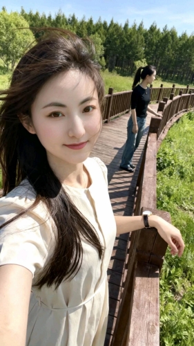 抚琴望月的照片