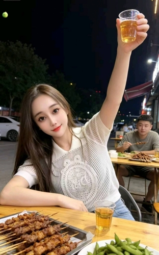 楚楚可怜的照片