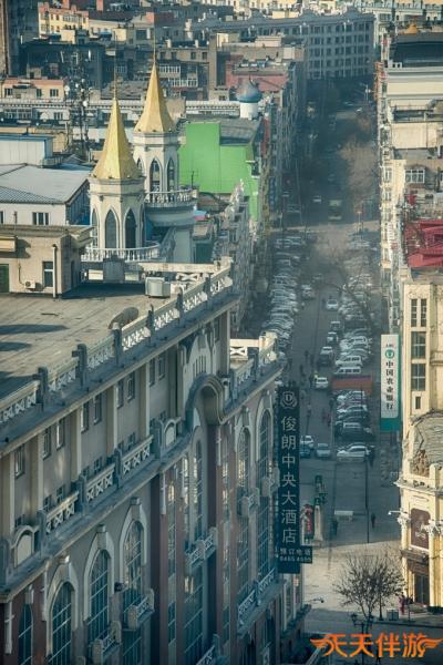 弥漫着西方滋味的中心大街