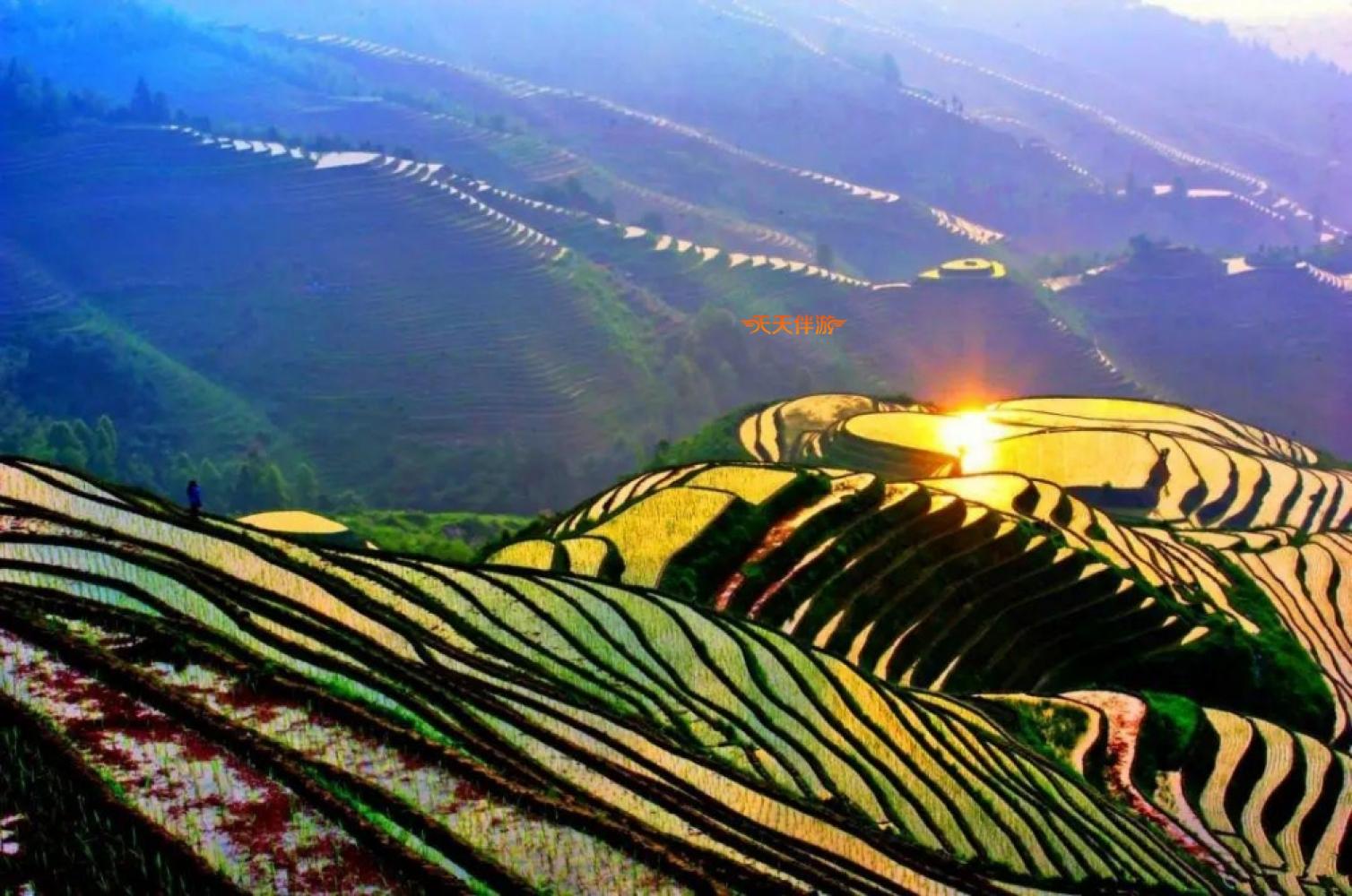 处在云端上的桃花源