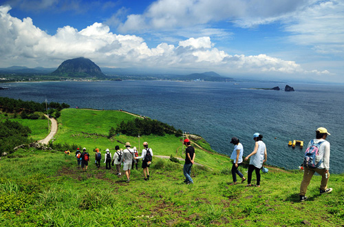 欣赏“韩国夏威夷”步行道之美