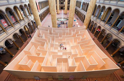 美国国家建筑博物馆“迷宫展厅”